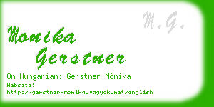 monika gerstner business card